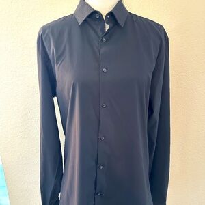 ZARA Men's Slim Fit Traveler Shirt – Size L